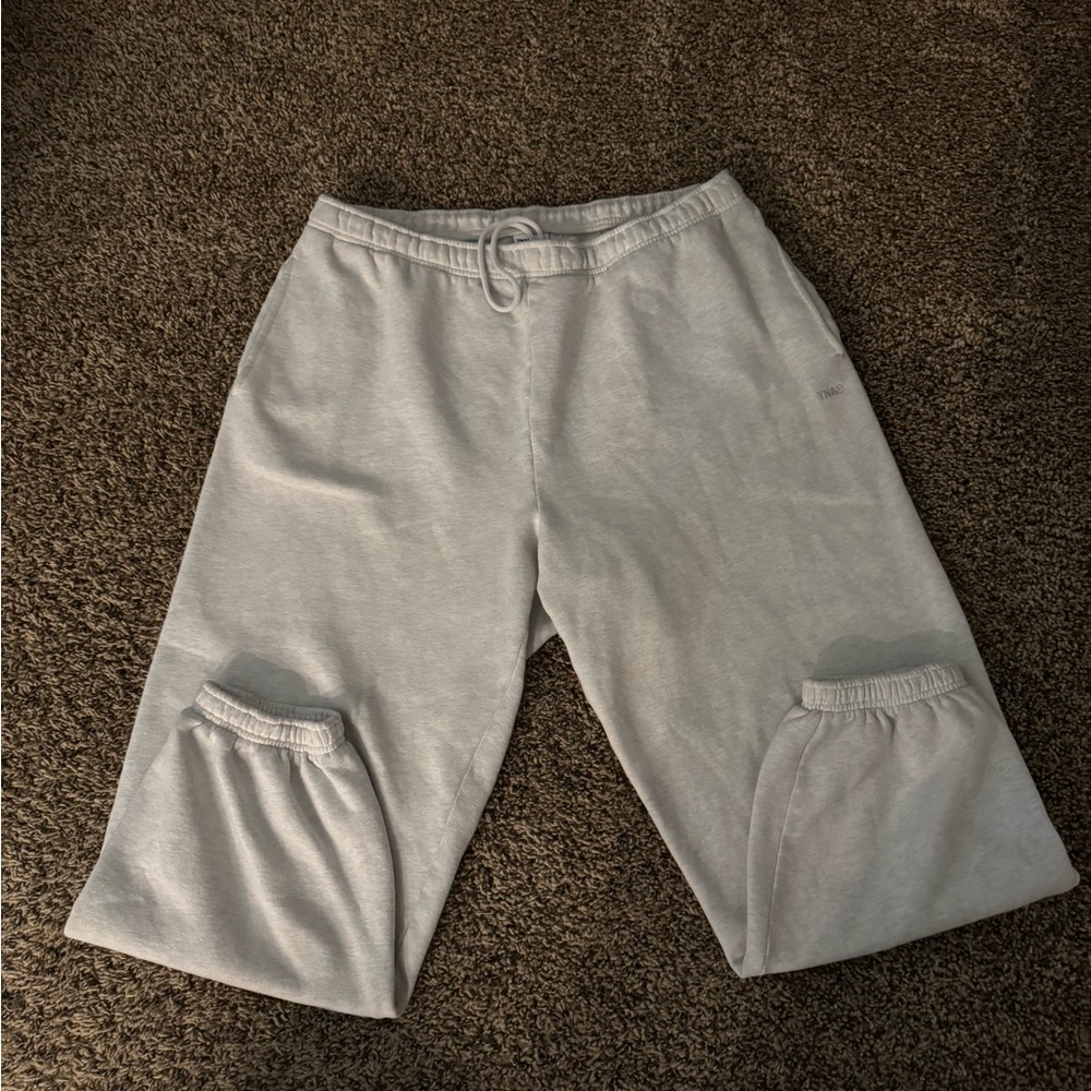 TNA Light Gray Track Pants
